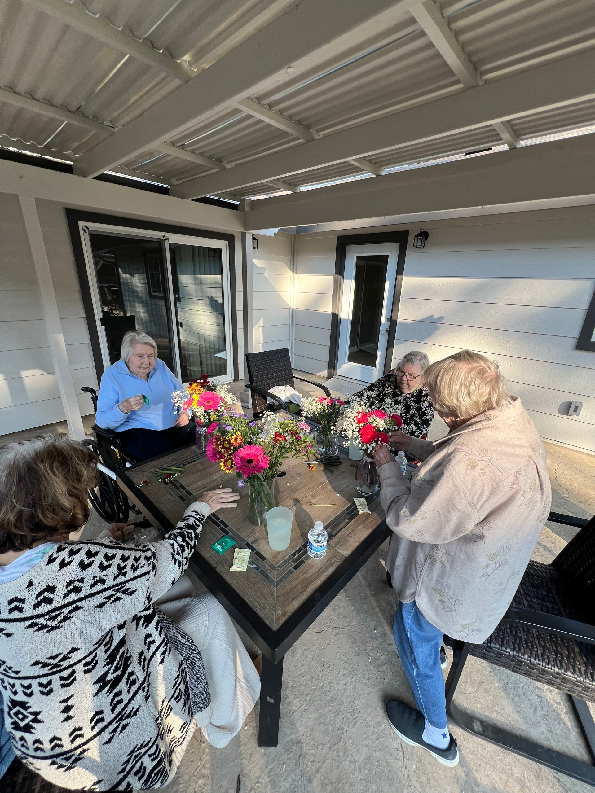 Assisted living  Senior Care TV lounge